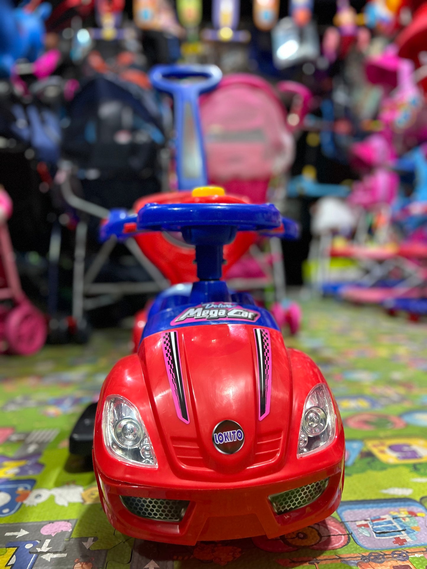 CARRO CON EMPUJADOR MEGACAR