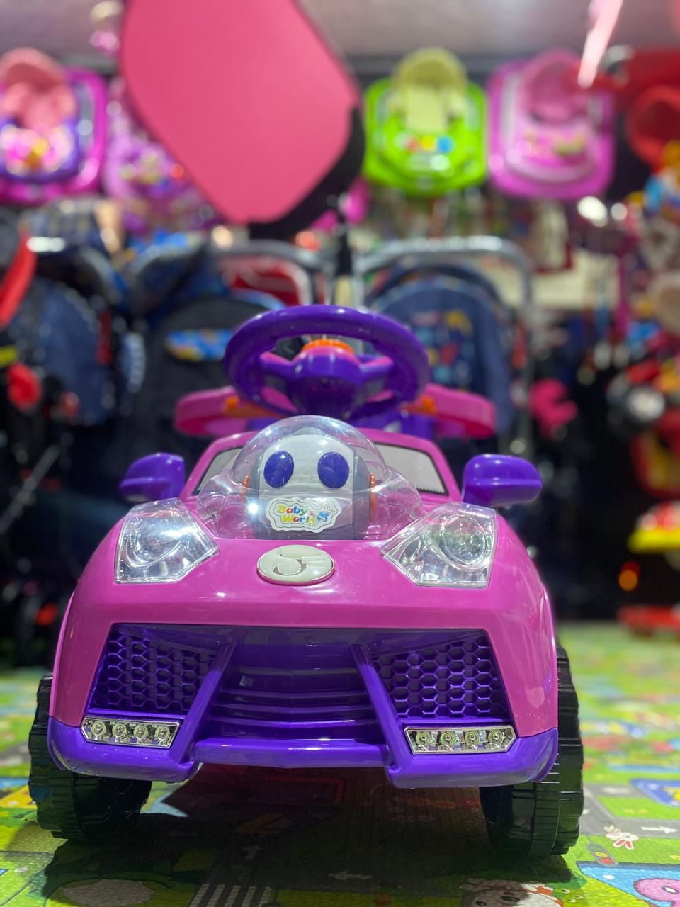 CARRO CON EMPUJADOR ROBOT