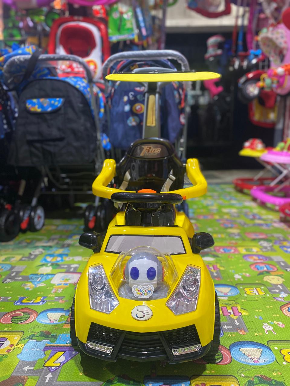CARRO CON EMPUJADOR ROBOT