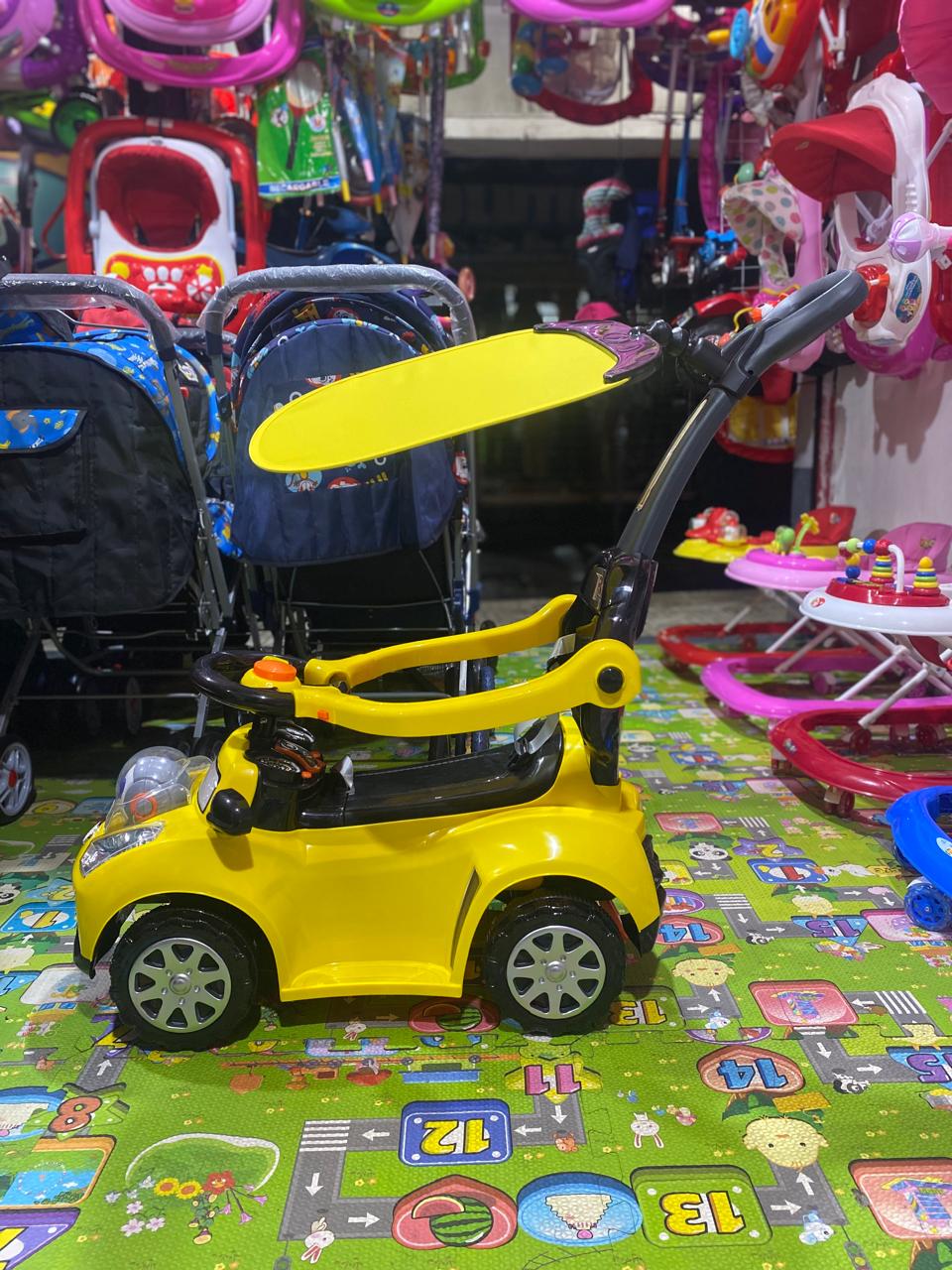 CARRO CON EMPUJADOR ROBOT