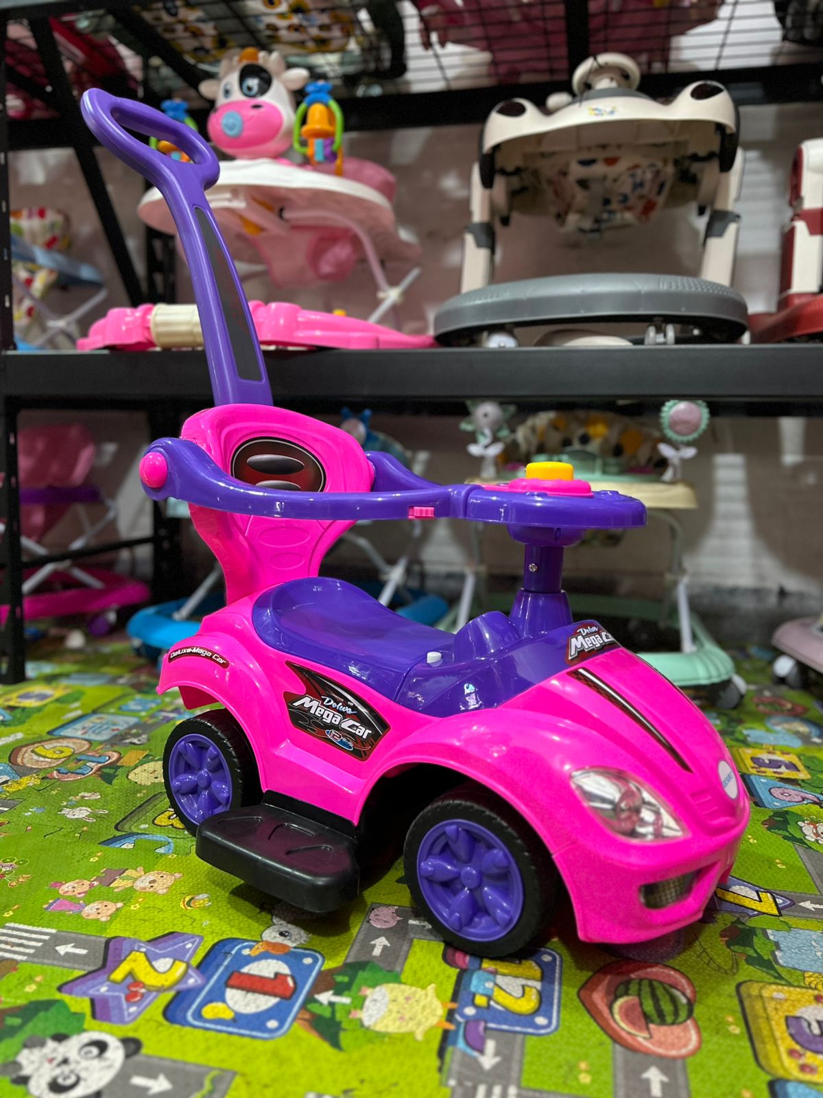 CARRO CON EMPUJADOR MEGACAR