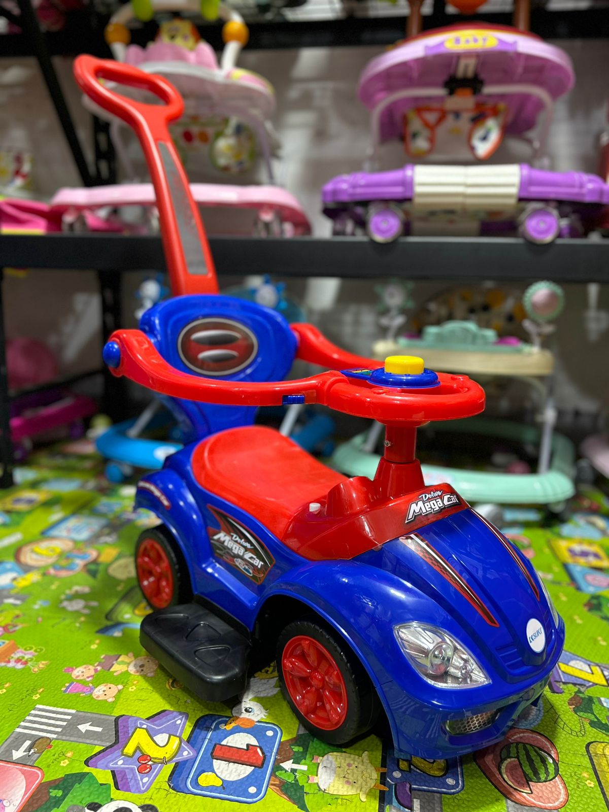 CARRO CON EMPUJADOR MEGACAR